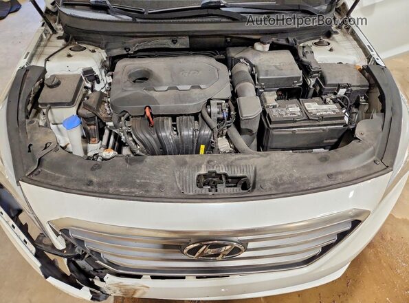5NPE24AF6GH418411 2016 HYUNDAI SONATA White Vista interior trasera