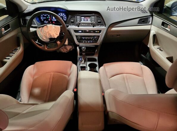 5NPE24AF6GH418411 2016 HYUNDAI SONATA White Vista del salpicadero