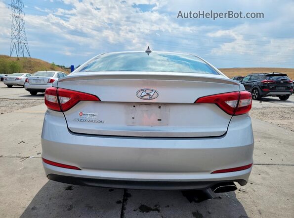 5NPE24AF6HH461678 2017 HYUNDAI SONATA Silver Vista trasera