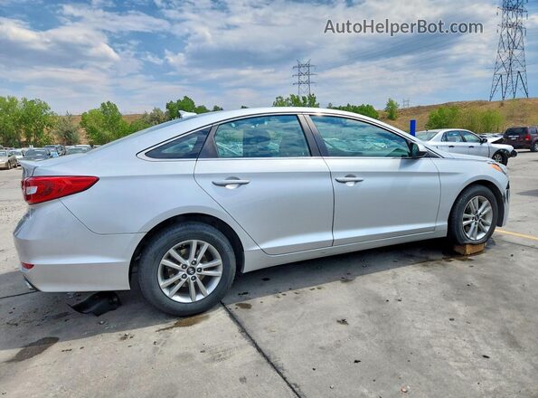 5NPE24AF6HH461678 2017 HYUNDAI SONATA Silver Trasero derecho