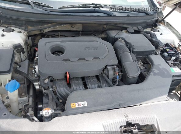 5NPE24AF6HH469148 2017 HYUNDAI SONATA Белый Вид сзади