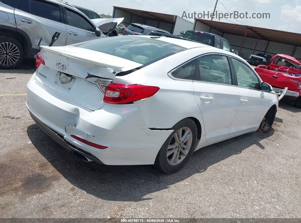 5NPE24AF6HH469148 2017 HYUNDAI SONATA Белый Задняя правая четверть