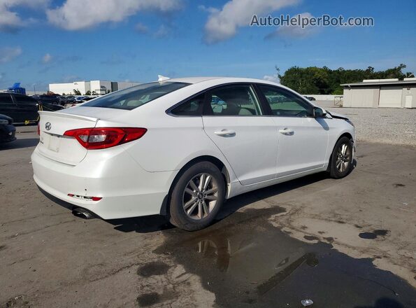 5NPE24AF6HH481011 2017 HYUNDAI SONATA White Tył prawy