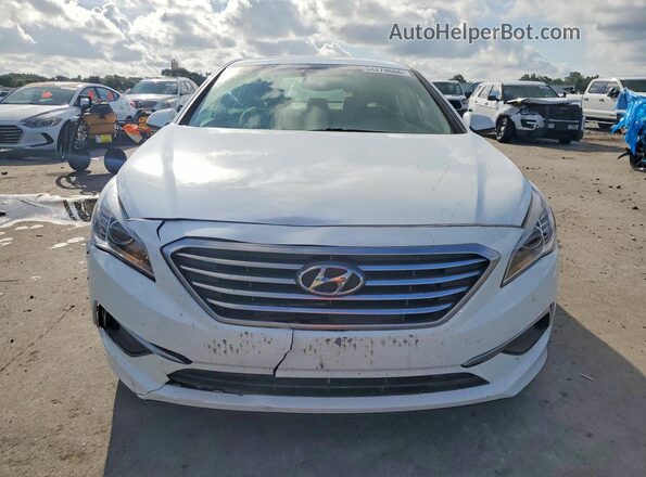 5NPE24AF6HH481011 2017 HYUNDAI SONATA White Widok z przodu