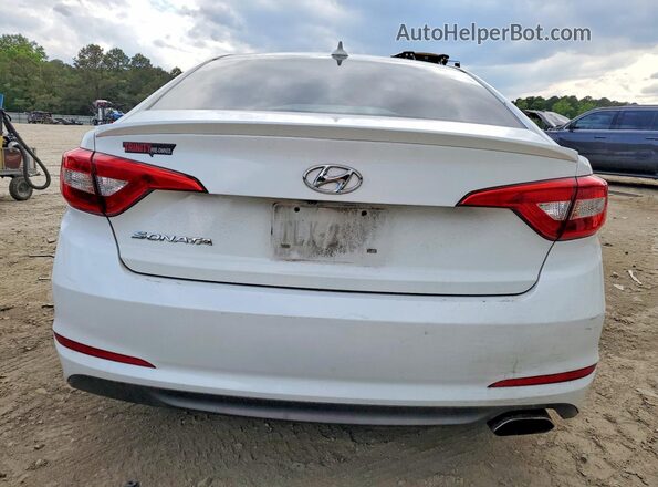 5NPE24AF6HH489061 2017 HYUNDAI 260 Белый Вид сзади