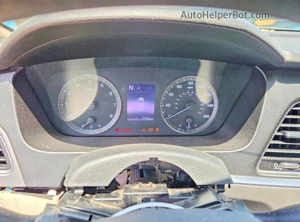 5NPE24AF6HH489061 2017 HYUNDAI 260 Белый Вид щитка приборов