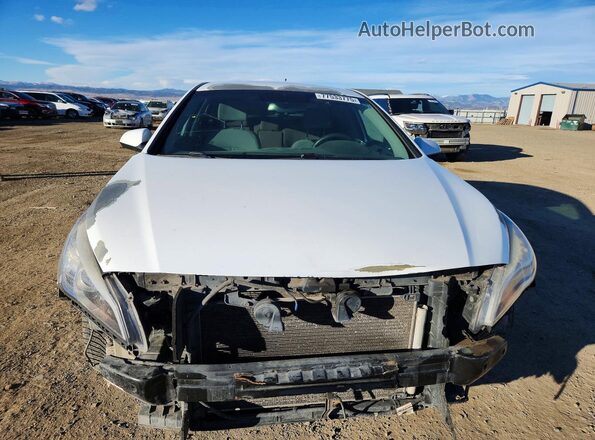 5NPE24AF6HH505081 2017 HYUNDAI SONATA White Front view