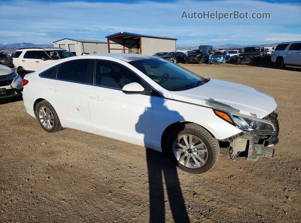 5NPE24AF6HH505081 2017 HYUNDAI SONATA White Front right