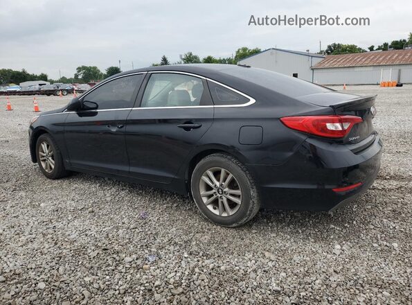 5NPE24AF6HH513536 2017 HYUNDAI SONATA Черный Задняя левая четверть