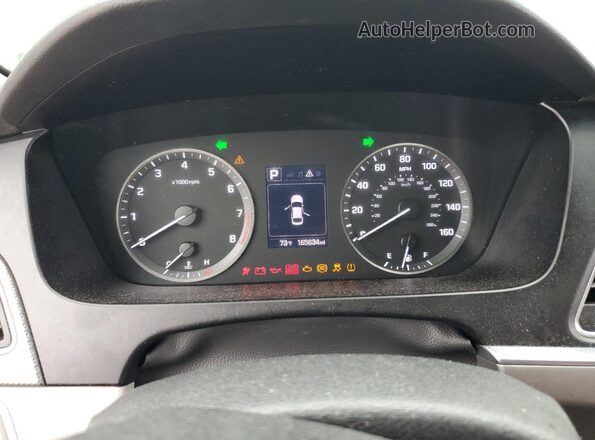 5NPE24AF6HH513536 2017 HYUNDAI SONATA Черный Вид щитка приборов