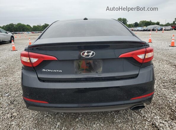 5NPE24AF6HH513536 2017 HYUNDAI SONATA Черный Вид сзади