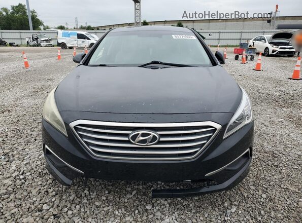 5NPE24AF6HH513536 2017 HYUNDAI SONATA Черный Вид спереди