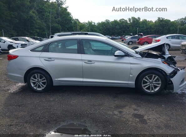 5NPE24AF6HH520356 2017 HYUNDAI SONATA Silver უკანა სალონის ხედი