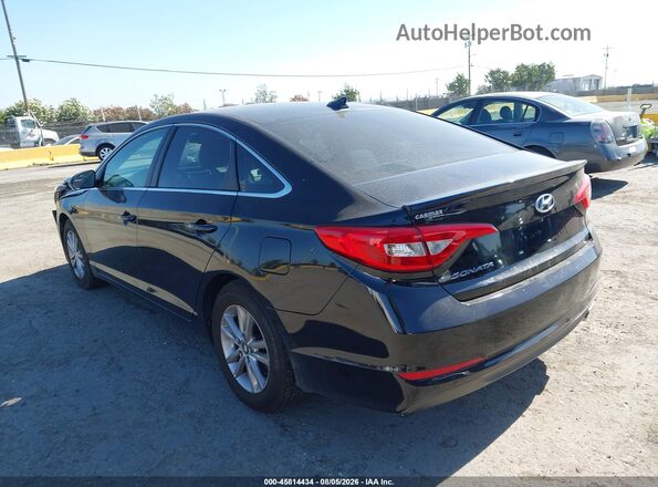 5NPE24AF6HH560310 2017 HYUNDAI SONATA Black Tył lewy