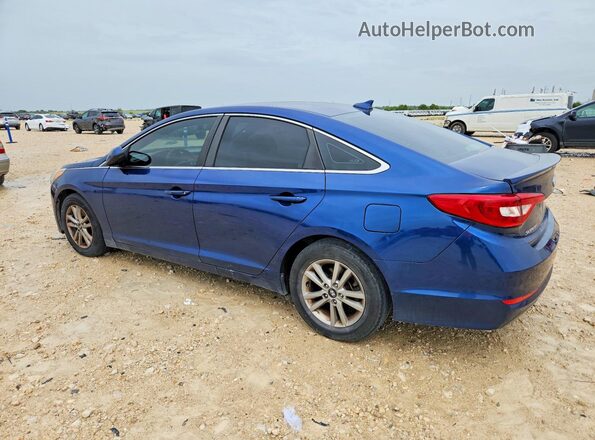 5NPE24AF6HH567922 2017 HYUNDAI SONATA Blue Հետևի ձախ