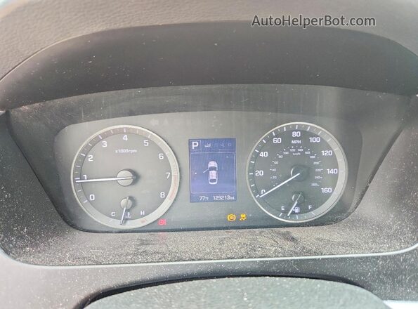 5NPE24AF6HH567922 2017 HYUNDAI SONATA Blue Սարքավորումների վահանակի տեսք