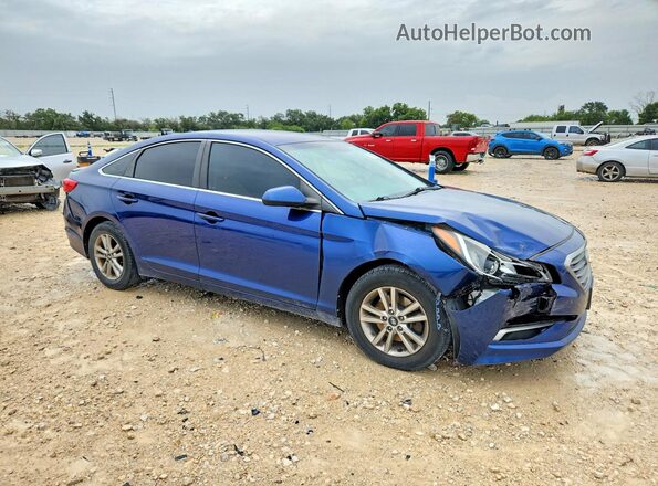 5NPE24AF6HH567922 2017 HYUNDAI SONATA Blue Առջևի աջ