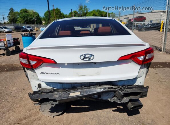 5NPE24AF6HH572652 2017 HYUNDAI SONATA White Հետևի տեսք