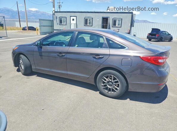 5NPE24AF6HH594764 2017 HYUNDAI SONATA Brown Tył lewy