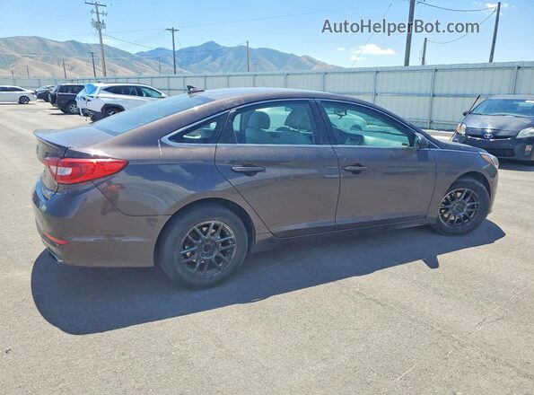 5NPE24AF6HH594764 2017 HYUNDAI SONATA Brown Tył prawy