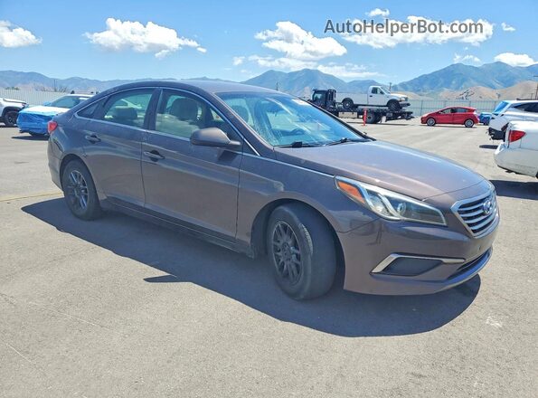 5NPE24AF6HH594764 2017 HYUNDAI SONATA Brown Przód prawy