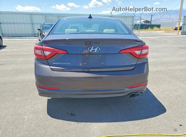 5NPE24AF6HH594764 2017 HYUNDAI SONATA Brown Widok z tyłu
