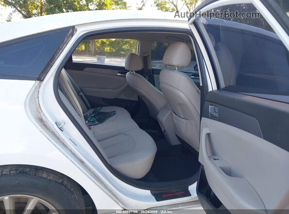 5NPE24AF6JH603968 2018 HYUNDAI SONATA White Вид наклейки з VIN-кодом