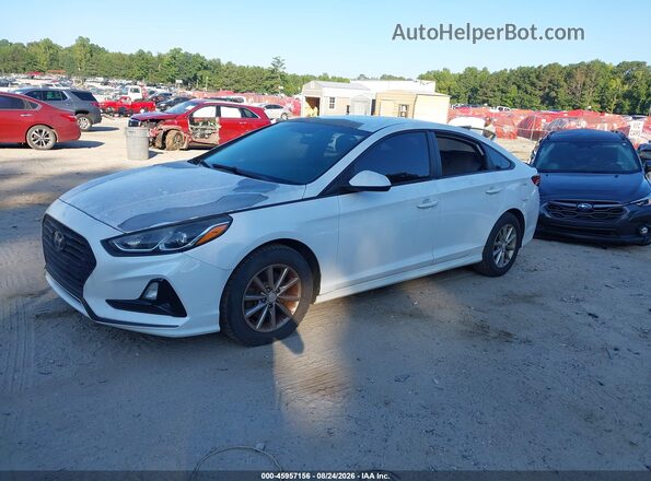 5NPE24AF6JH603968 2018 HYUNDAI SONATA White Передня ліва чверть