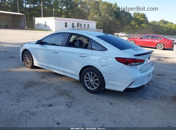 5NPE24AF6JH603968 2018 HYUNDAI SONATA White Задня ліва чверть