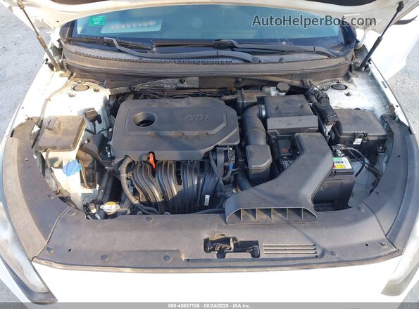 5NPE24AF6JH603968 2018 HYUNDAI SONATA White Вид ззаду