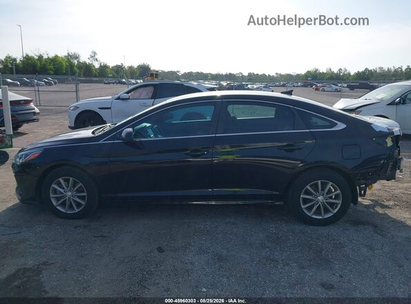 5NPE24AF6JH607180 2018 HYUNDAI SONATA Black 