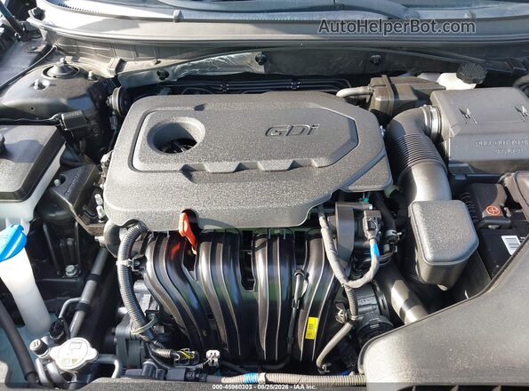 5NPE24AF6JH607180 2018 HYUNDAI SONATA Black Widok z tyłu