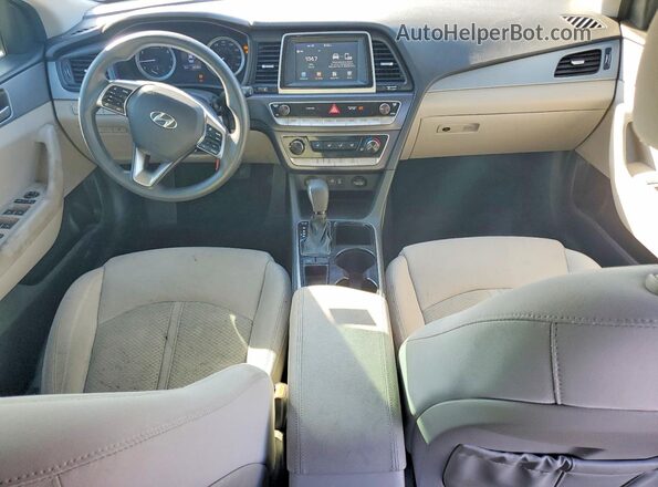 5NPE24AF6JH616896 2018 HYUNDAI SONATA Blue Vista del salpicadero