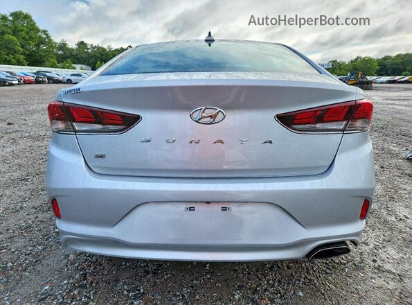5NPE24AF6JH674474 2018 HYUNDAI SONATA Silver Հետևի տեսք