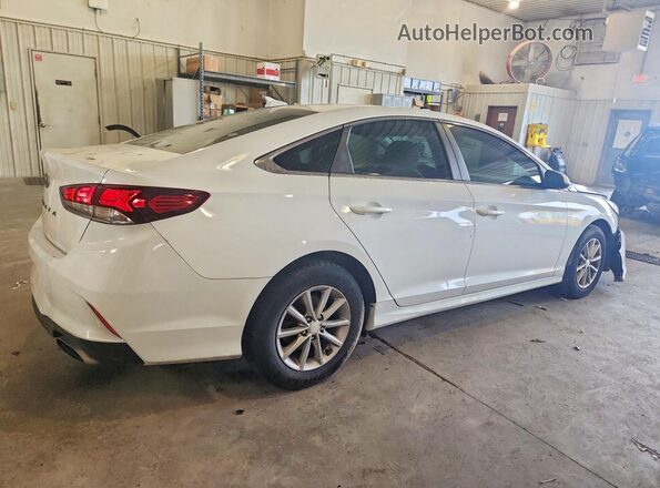 5NPE24AF6JH701124 2018 HYUNDAI SONATA White Tył prawy