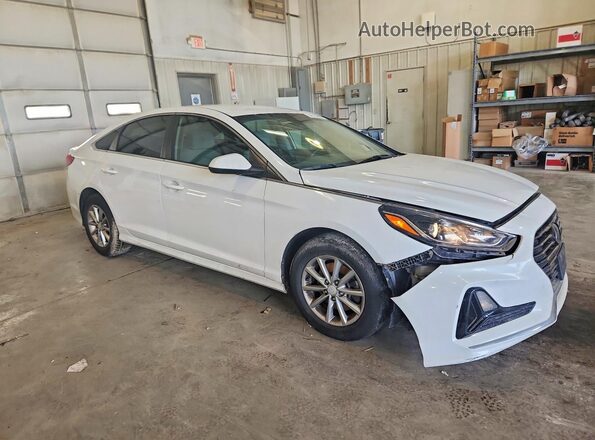 5NPE24AF6JH701124 2018 HYUNDAI SONATA White Przód prawy