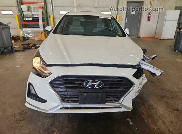 5NPE24AF6JH701124 2018 HYUNDAI SONATA White Widok z przodu