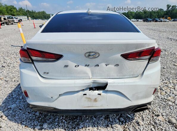 5NPE24AF6KH729815 2019 HYUNDAI SONATA White უკანა ხედი