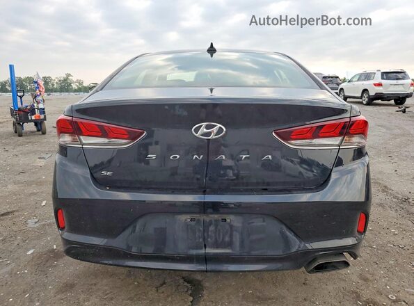 5NPE24AF6KH757226 2019 HYUNDAI SONATA Black Вид ззаду