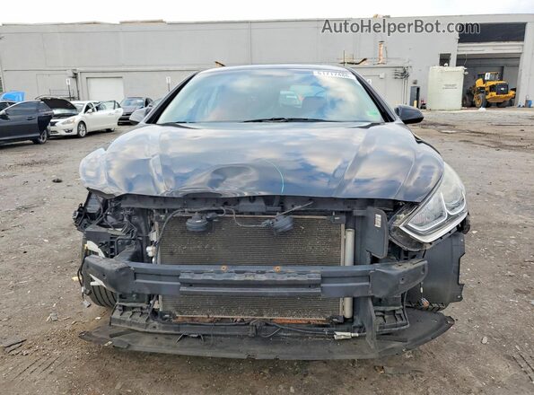 5NPE24AF6KH757226 2019 HYUNDAI SONATA Black Вид спереду