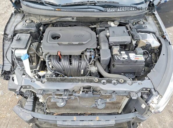 5NPE24AF6KH757226 2019 HYUNDAI SONATA Black Вид задньої частини салону