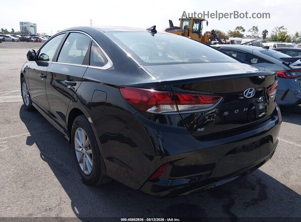 5NPE24AF6KH790176 2019 HYUNDAI SONATA Черный Задняя левая четверть