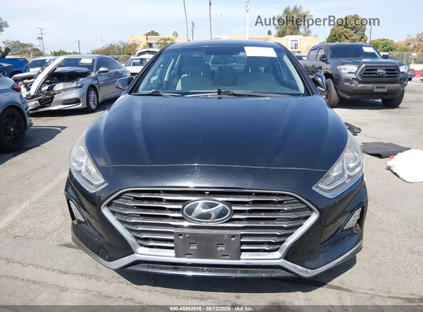 5NPE24AF6KH790176 2019 HYUNDAI SONATA Черный Вид щитка приборов