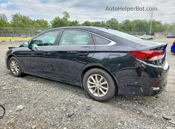 5NPE24AF6KH795264 2019 HYUNDAI SONATA Black Rear left