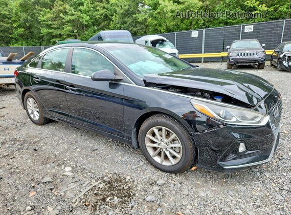 5NPE24AF6KH795264 2019 HYUNDAI SONATA Black Front right