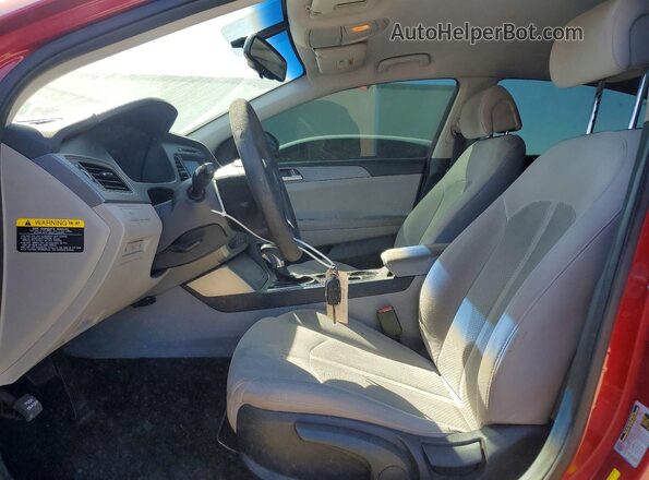 5NPE24AF7GH269703 2016 HYUNDAI SONATA Red Սալոնի դիմացի տեսք