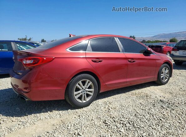 5NPE24AF7GH269703 2016 HYUNDAI SONATA Red Հետևի աջ