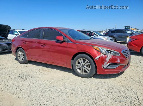 5NPE24AF7GH269703 2016 HYUNDAI SONATA Red Առջևի աջ