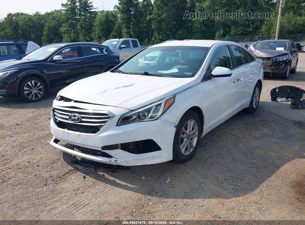 5NPE24AF7GH273248 2016 HYUNDAI SONATA White Передня ліва чверть
