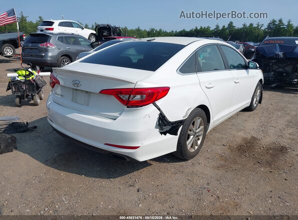 5NPE24AF7GH273248 2016 HYUNDAI SONATA White Задня права чверть